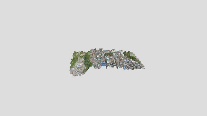 Modelo 3D Centro de Ibagué 3D Model