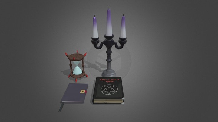 Gothic Props 3D Model