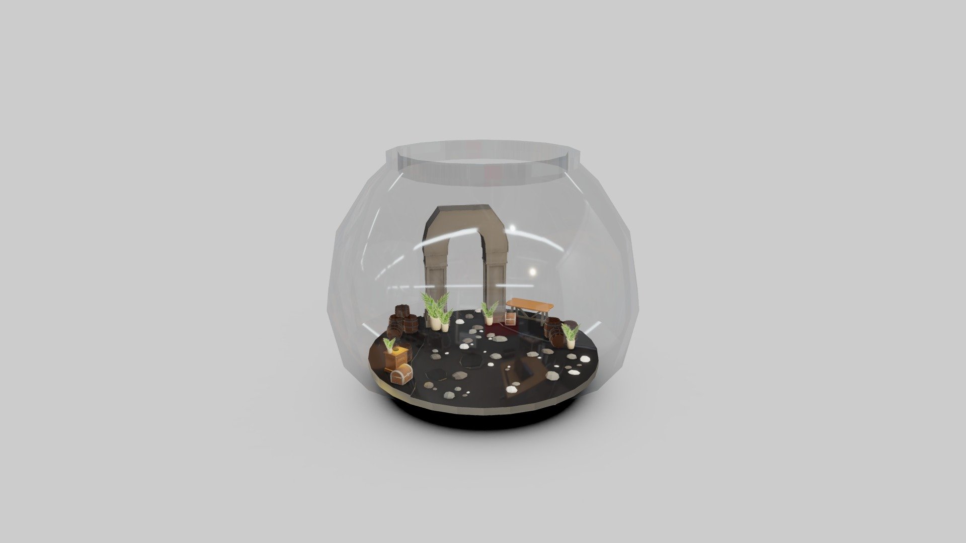 fishbowl - 3D model by patatjeXL [a2f7ceb] - Sketchfab