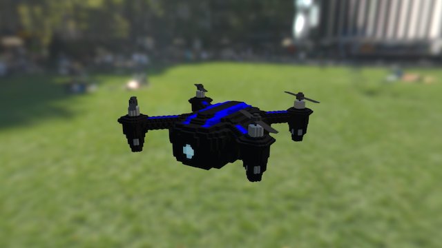 Drone - Cubik Model 3D Model