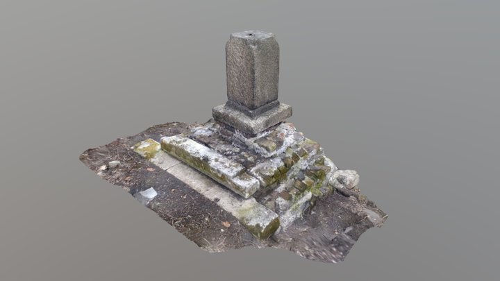 Monument 1 - St. James's Graveyard, Dublin 3D Model