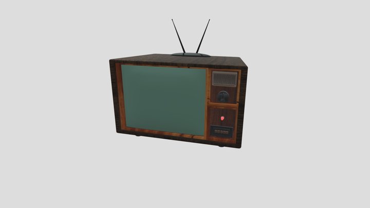 old TV 3D Model