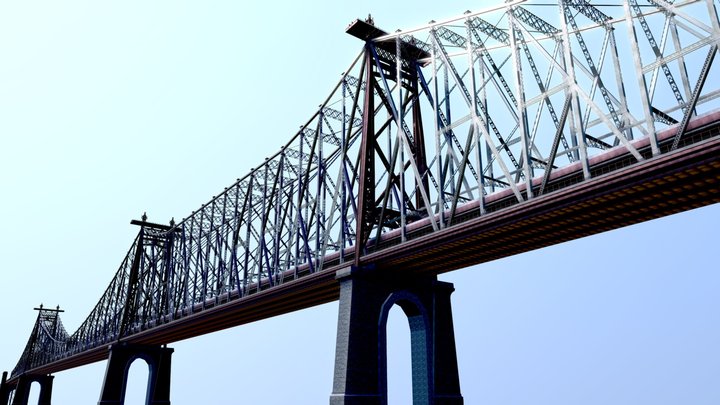 Ed Koch Queensboro Bridge (59th Street Bridge) 3D Model