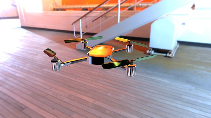 drone Carlos Urbano 3D Model