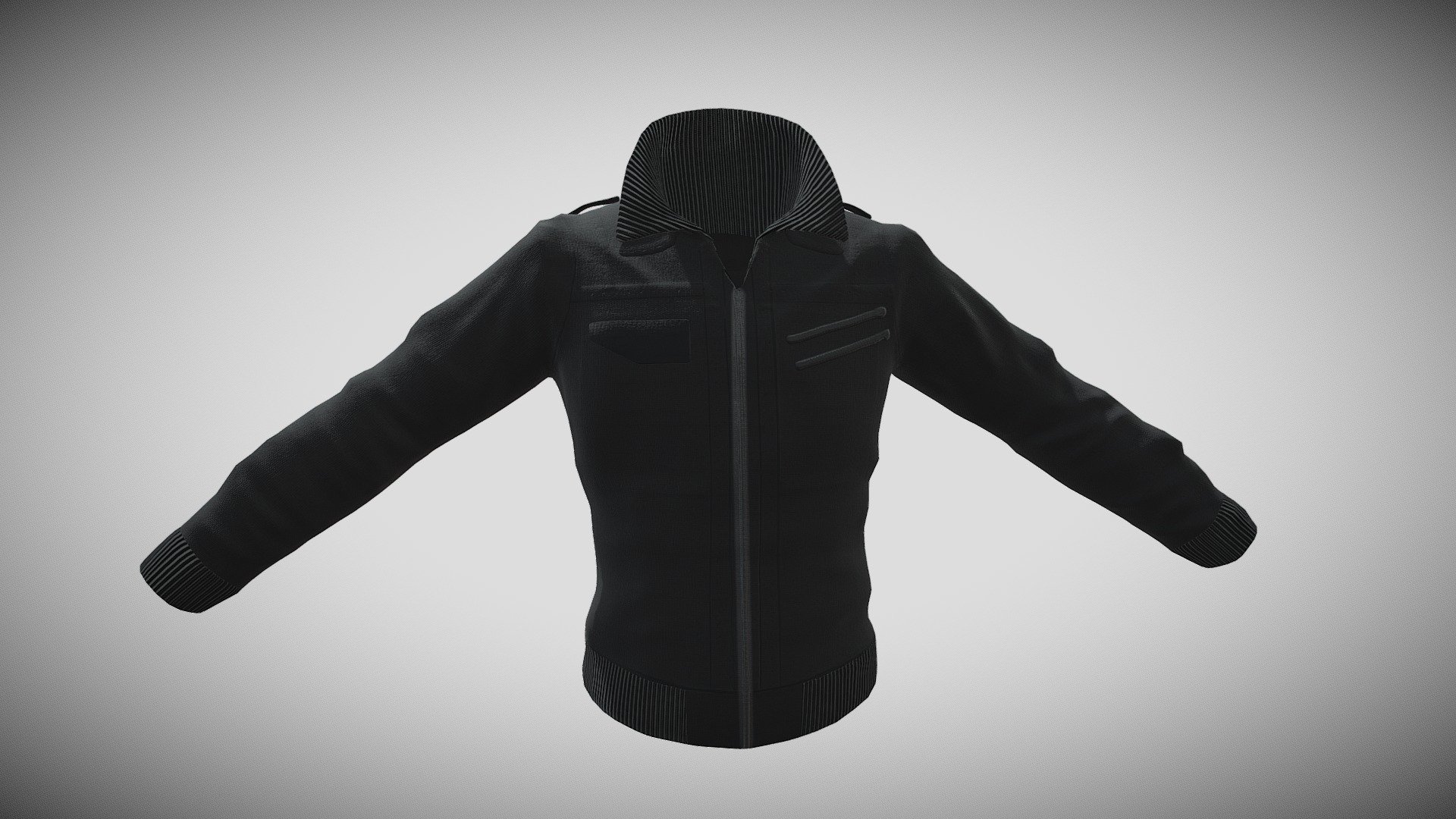 Bomber_Jacket - 3D model by Zach20cd [a2faf89] - Sketchfab