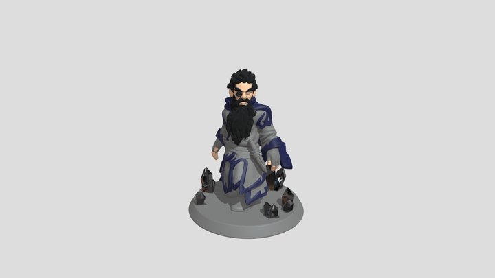 Ganymade 3D Model
