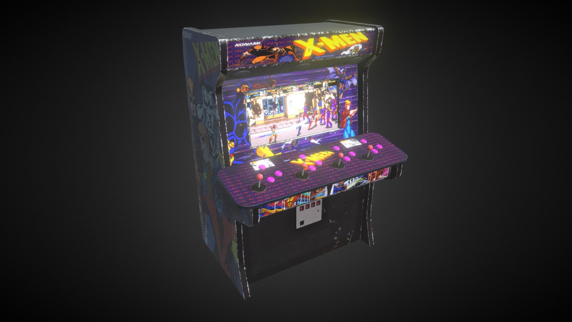 Arcade Cabinet - X Men