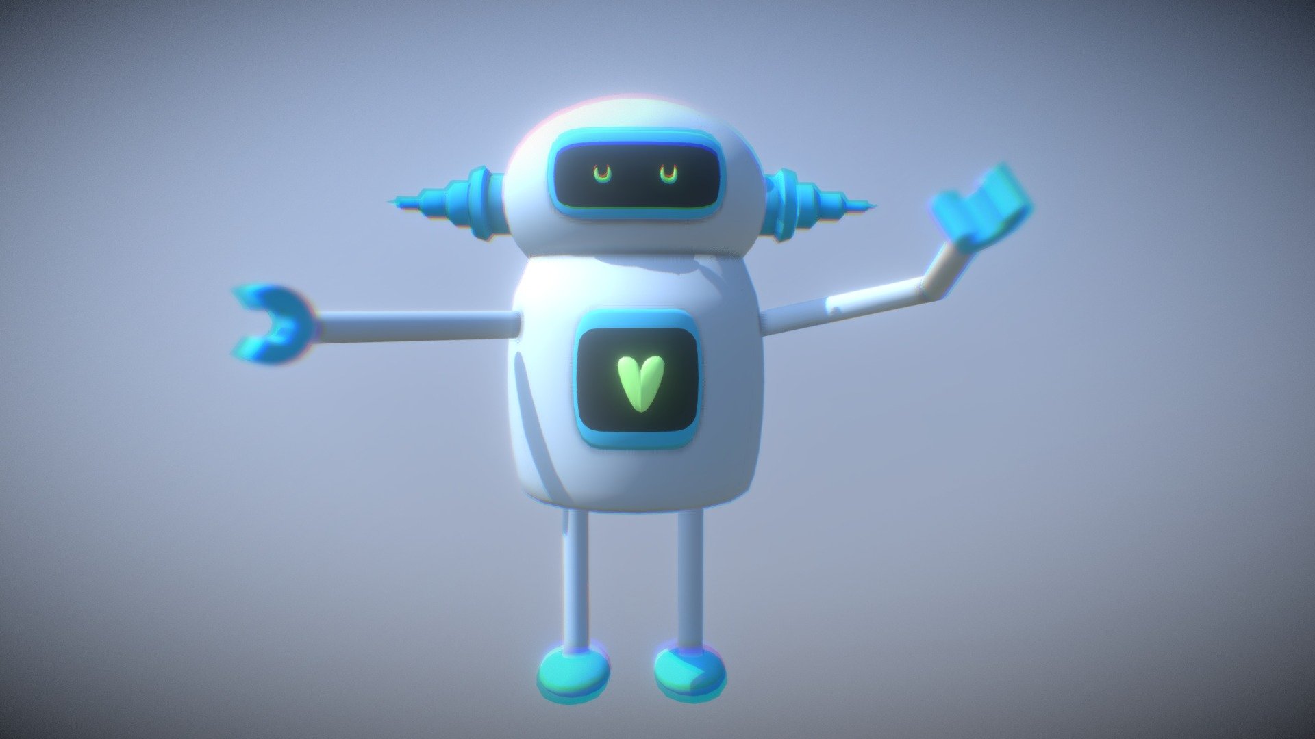 Robot For Sketchfab