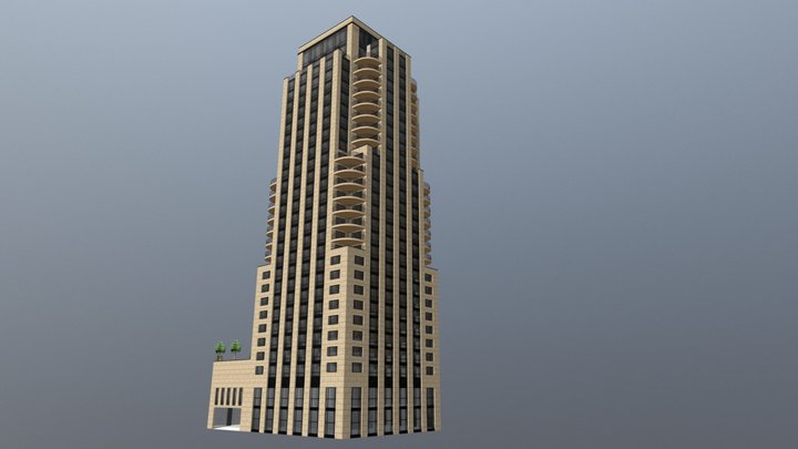 Melodia City Hotel 3D Model