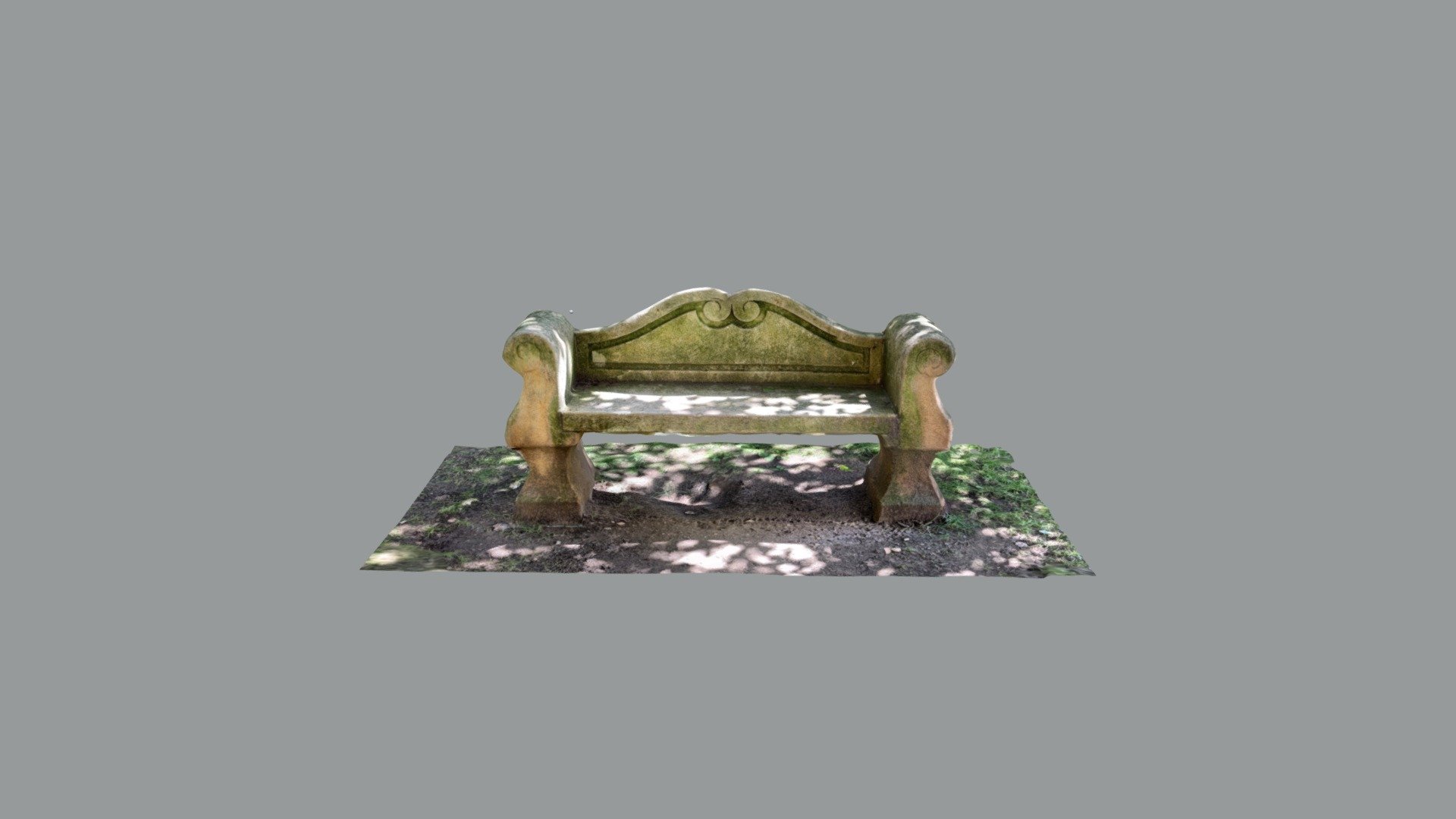 Stone Bench from Elizabeth Street Garden