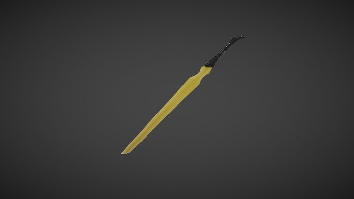 Blade of the Gods 3D Model