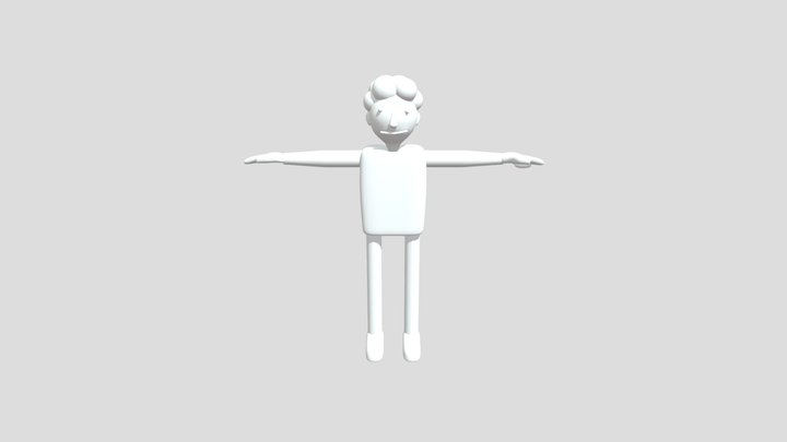 Baldi Student noColor 3D Model