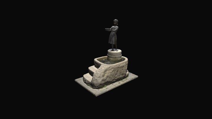 Fountain Girl 3D Model