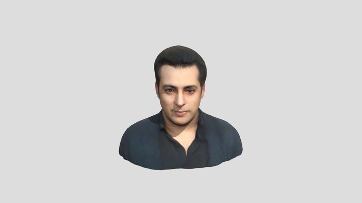 salman khan face Model 3D Model