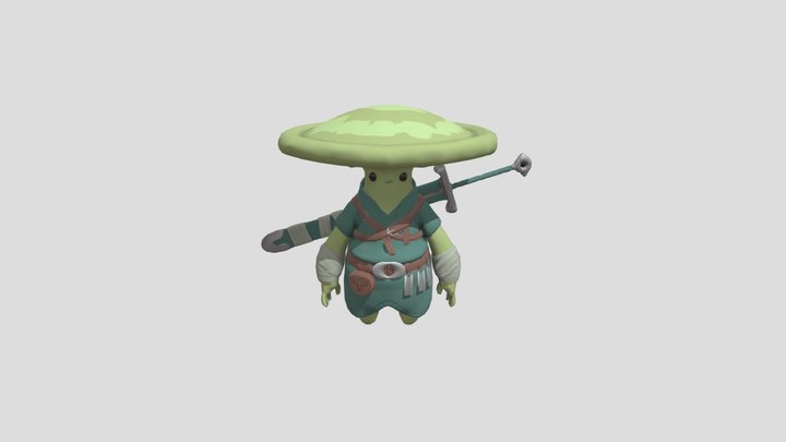 GA 2023-IC fungus swordsman 3D Model