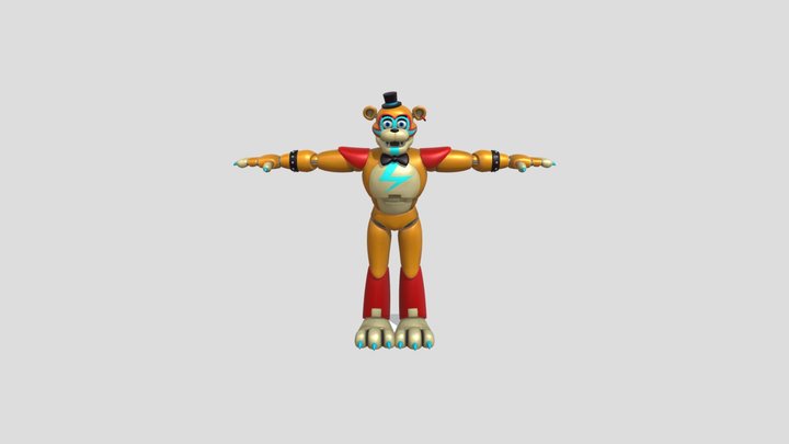 Glamrockfreddyfnaf 3D Model