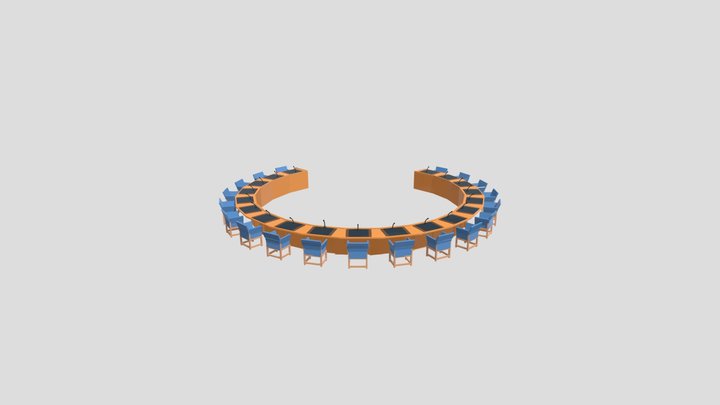 Meeting Talbe 1 3D Model