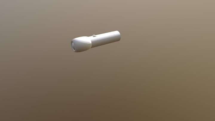 Simple Flash Light 3D Model