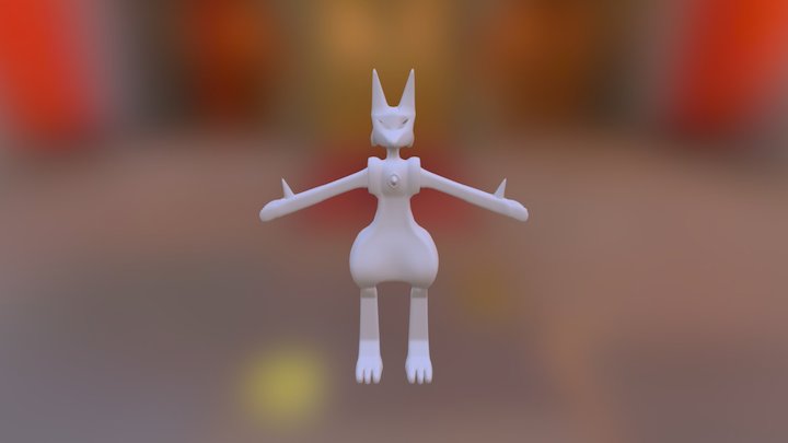 Lucario Model 3D Model