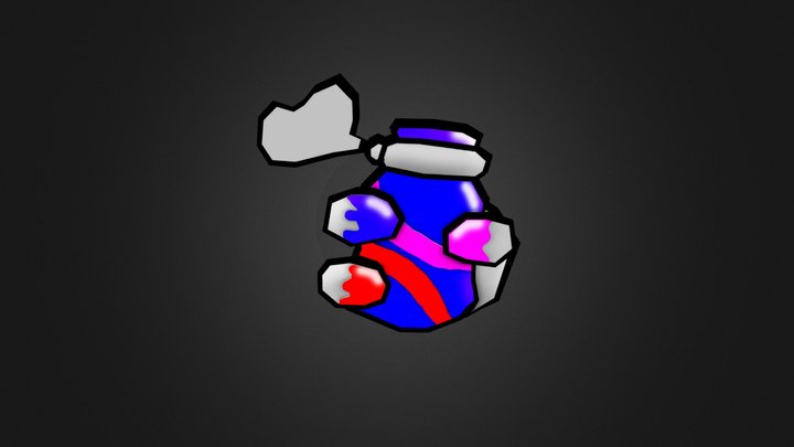 Graffiti Badge T1 3D Model
