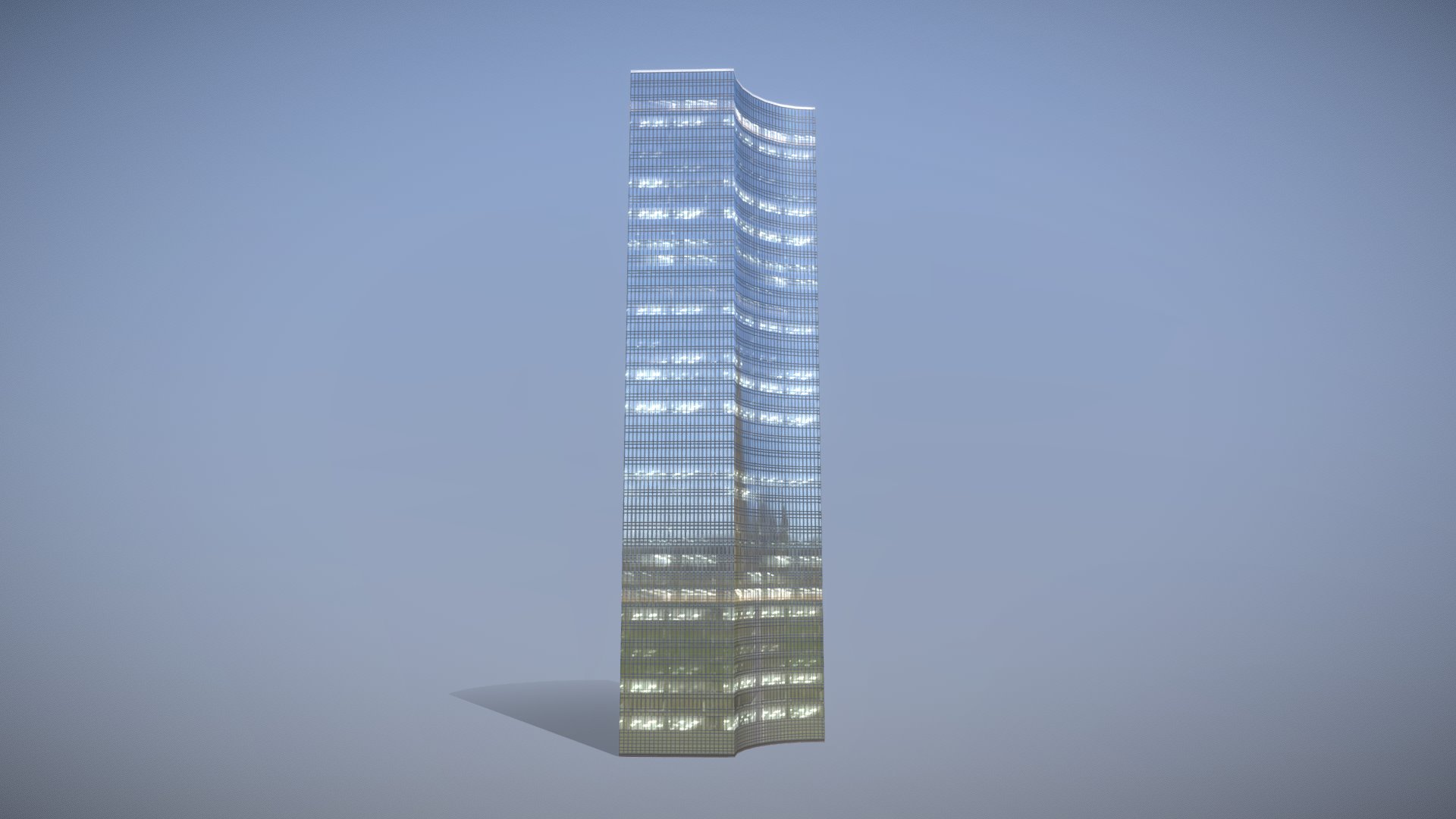 3D model Building Frankfurt_Skyper