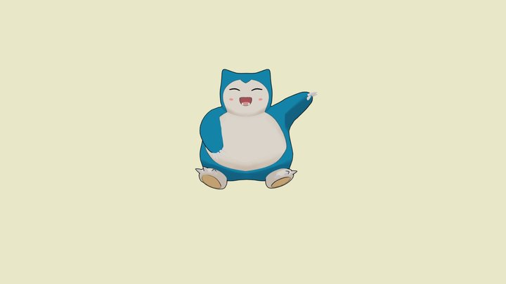 Snorlax -  Pokemon - 3D Model