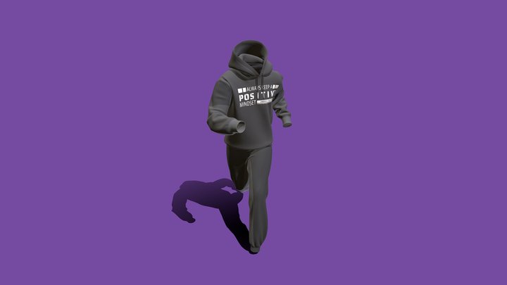Fitness Flex Sport Hoodie Pants 3D Model