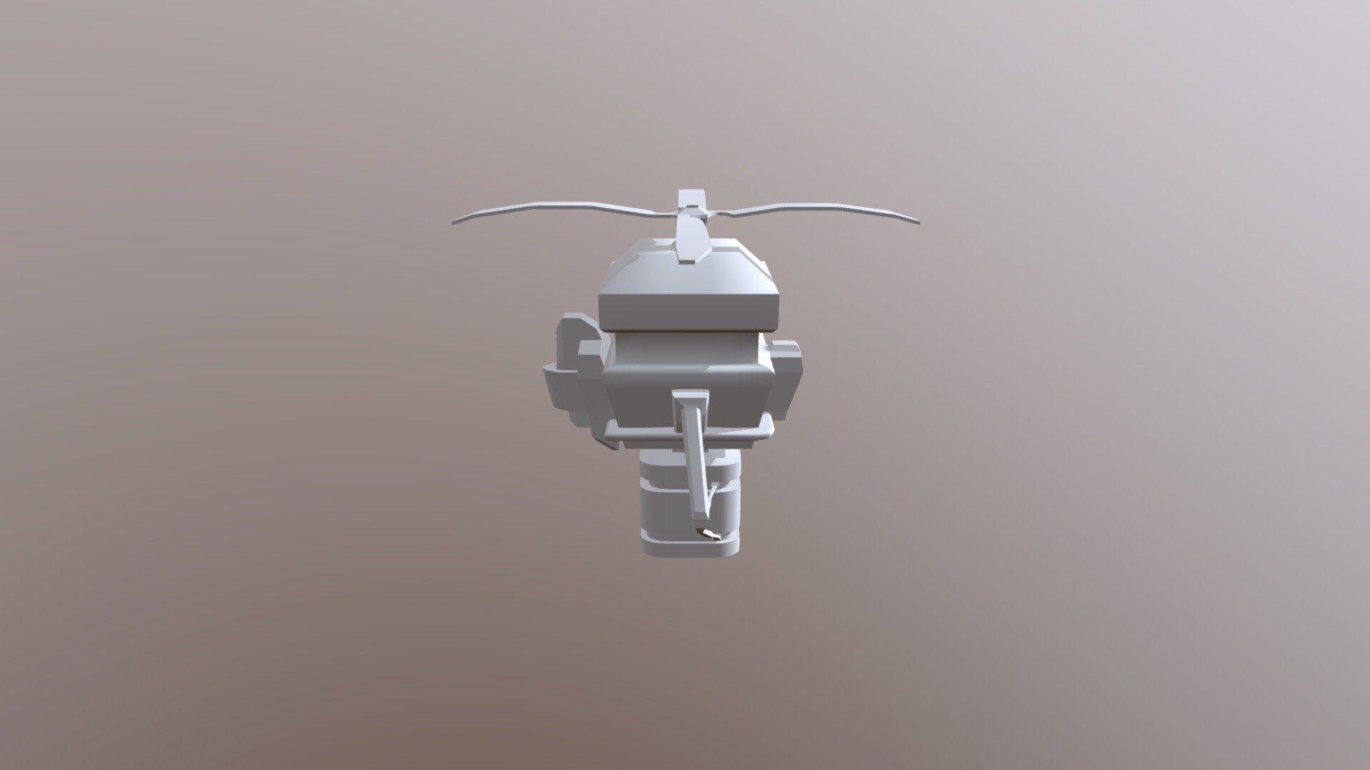 Cargo brobot low poly mesh(?)