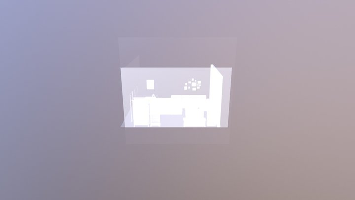 Blender Apartment 3D Model