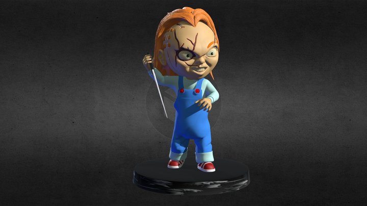 Chucky Chibi 3D Model