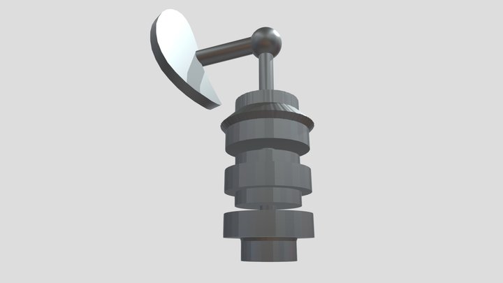 Star Trek Communications Officer Earpiece TOS 3D Model