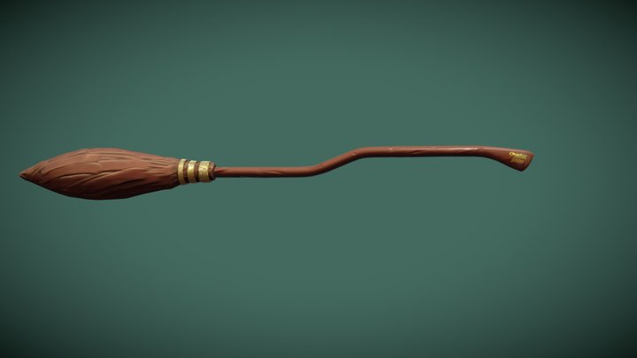 Harry Potter Nimbus 2000 broom 3d digital download 3D model 3D