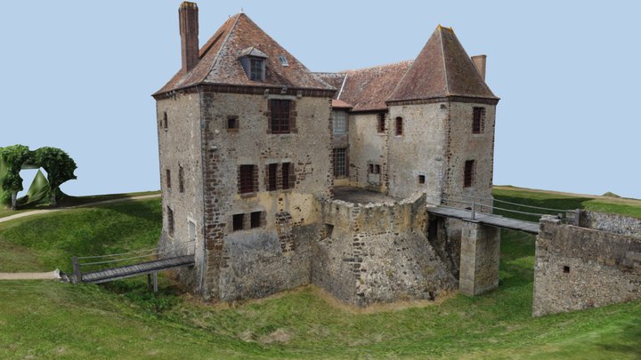 Château La Gadelière 3D Model