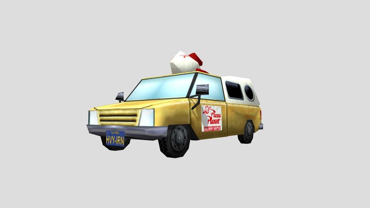 Pizza Planet Truck 3D Model
