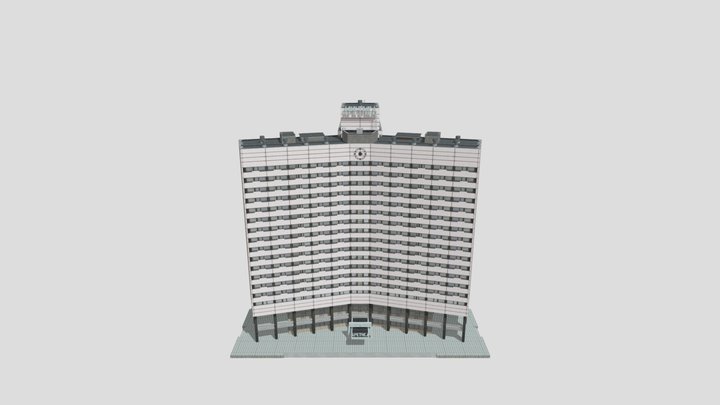 Arctic Hotel 3D Model