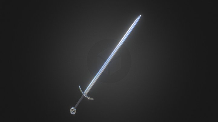 Medieval Sword 3D Model