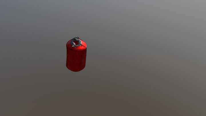 Crushed Can 3D Model