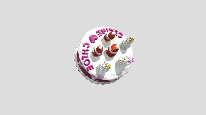 Cake Scanned with CR Scan Raptor X – Free 3D Model STL