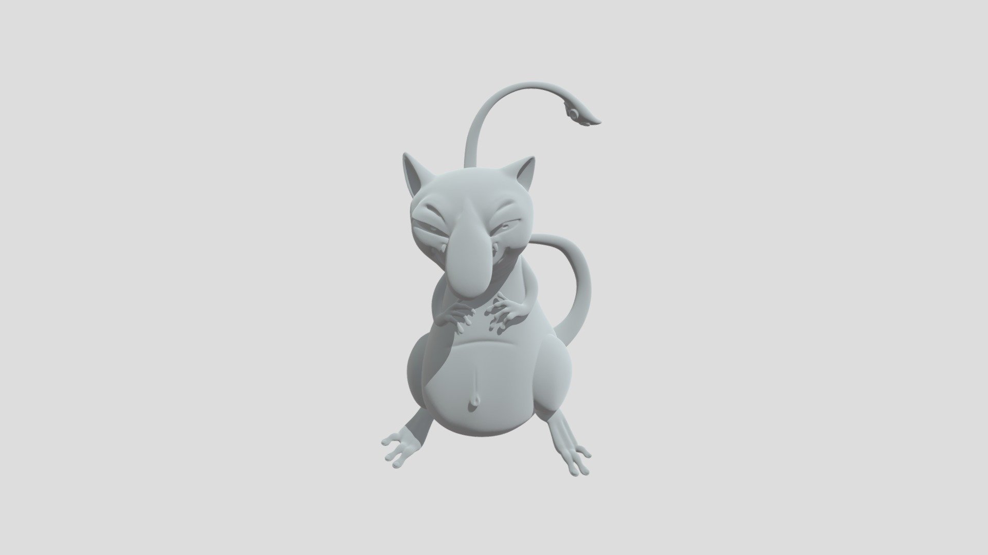 Rosy Rascal Rat - Download Free 3D model by xcabal [a30a710] - Sketchfab