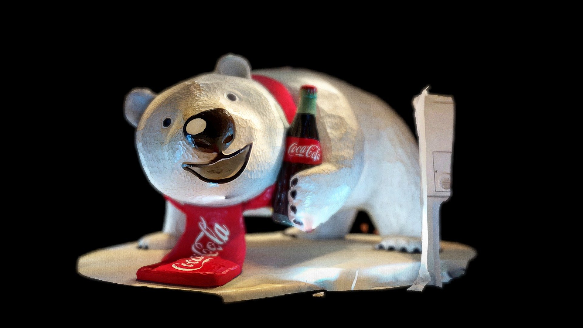 新千歳空港の白熊：White bear at New Chitose Airport