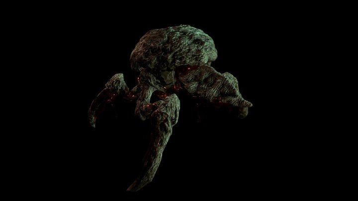 Mollusk Kaiju 3D Model