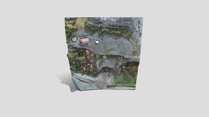 Mining Map 3D Model