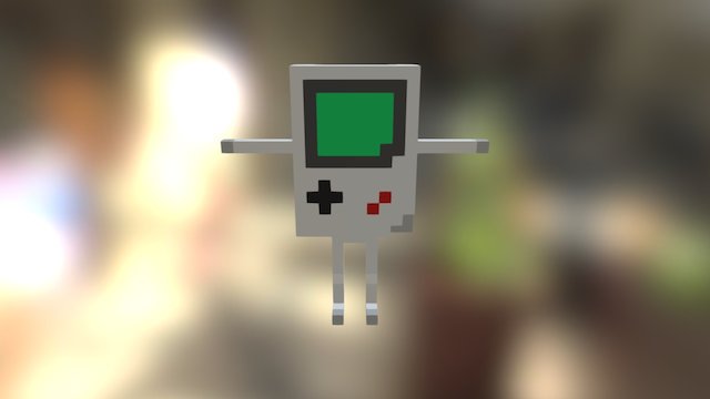 Game Boy Guy 3D Model