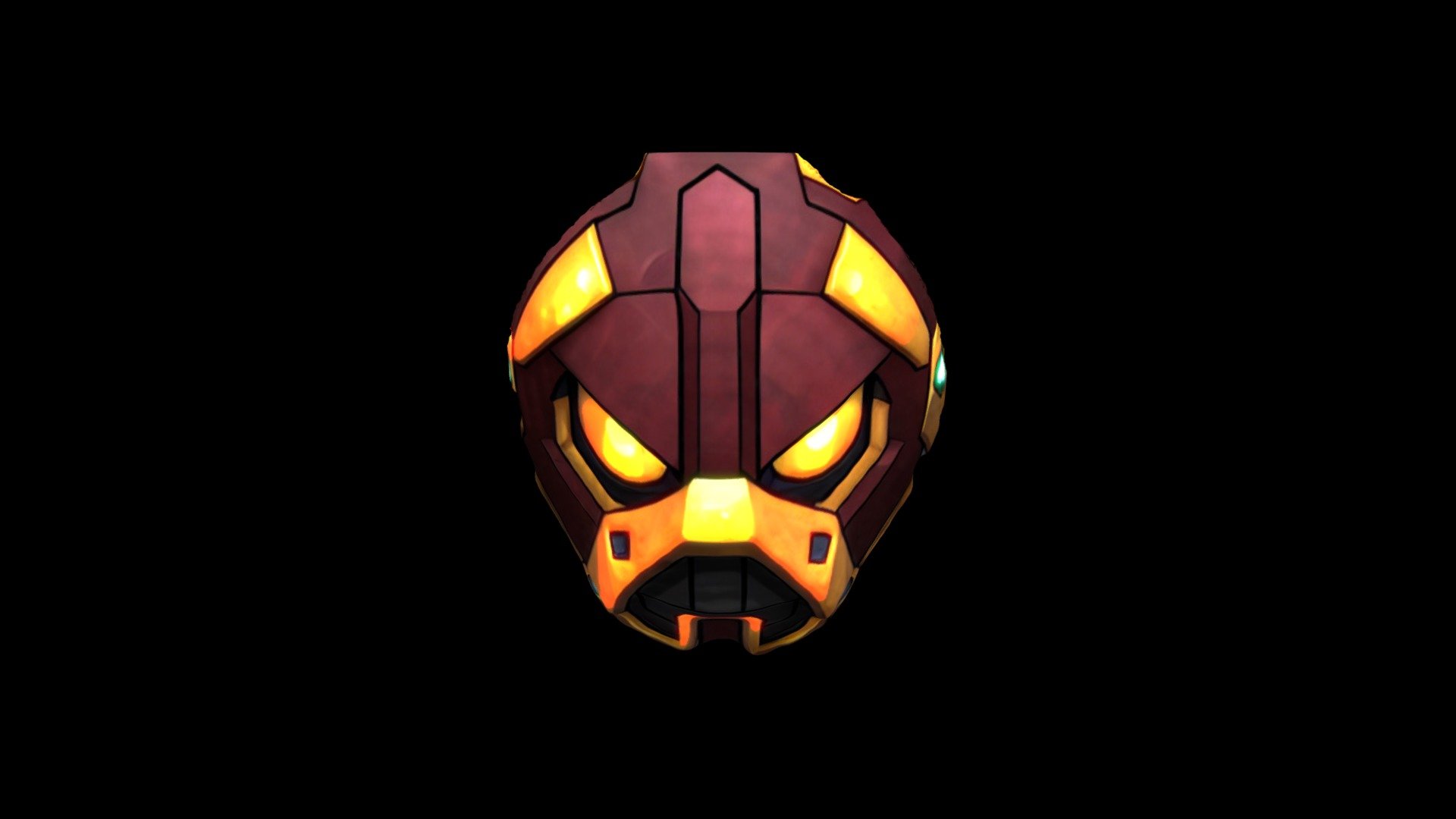 Helmet Mask Robot Cartoon 2202 - Download Free 3D model by klrxyz ...