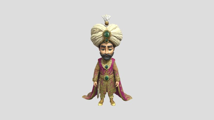 shah jahan 3D Model