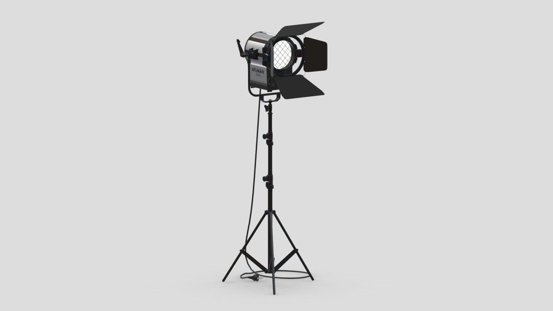 Altman 2000L-SM Fresnel Light - Buy Royalty Free 3D model by Frezzy ...