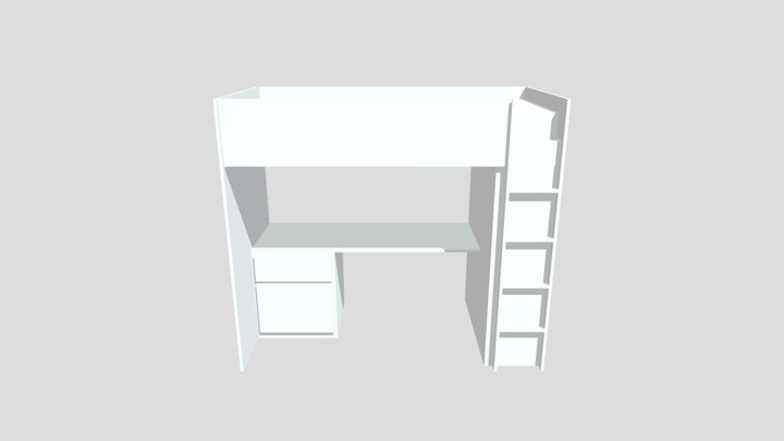 床 3D Model