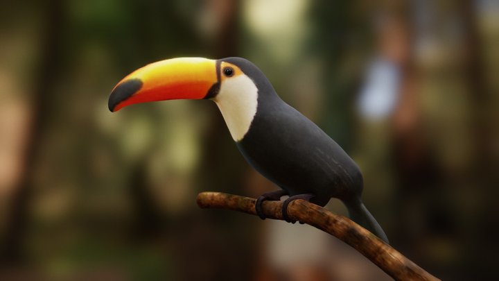 "Jungle" (Day 22 of SculptJanuary2019) 3D Model
