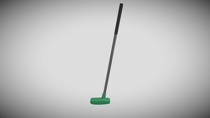 Mini Golf Putter 3D Model