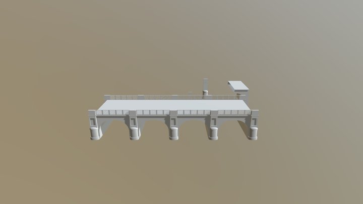Beautiful Bridge 3D Model